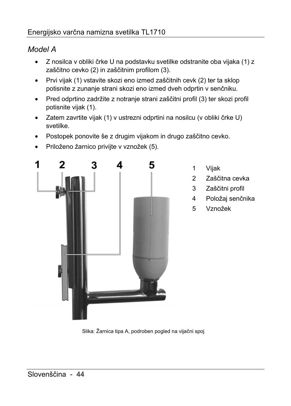 Model a | Livarno TL1710 User Manual | Page 46 / 89