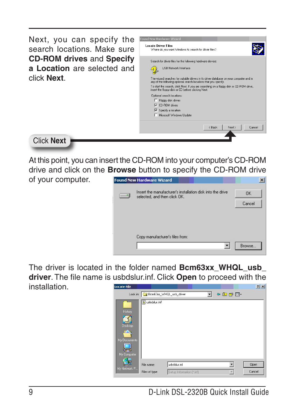 D-Link BROADBAND DSL-30B User Manual | Page 9 / 12