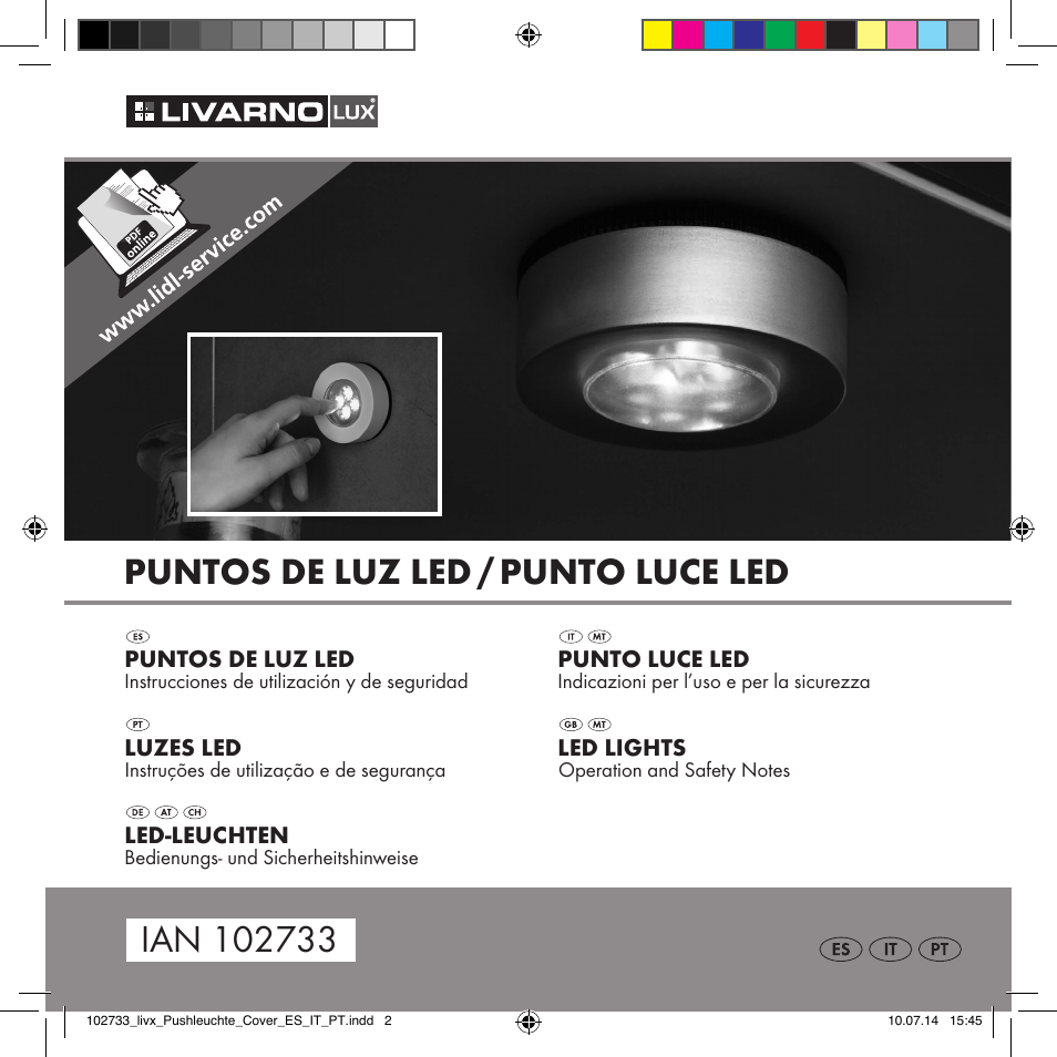 Livarno 102733-14-01/102733-14-02 User Manual | 24 pages