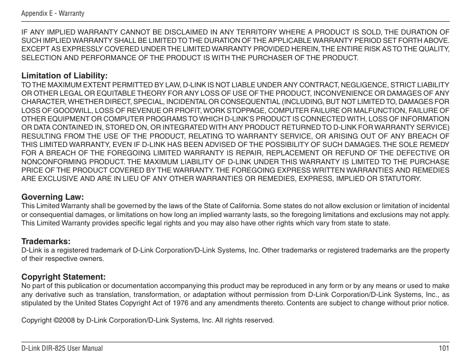 D-Link DIR-825 User Manual | Page 105 / 108