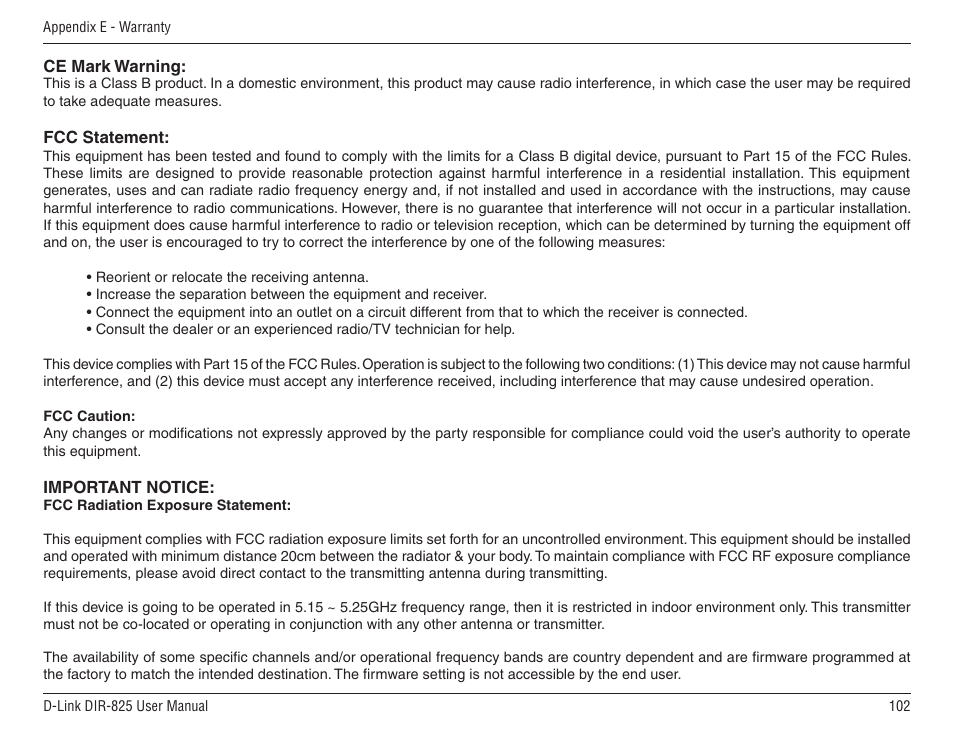 D-Link DIR-825 User Manual | Page 106 / 108