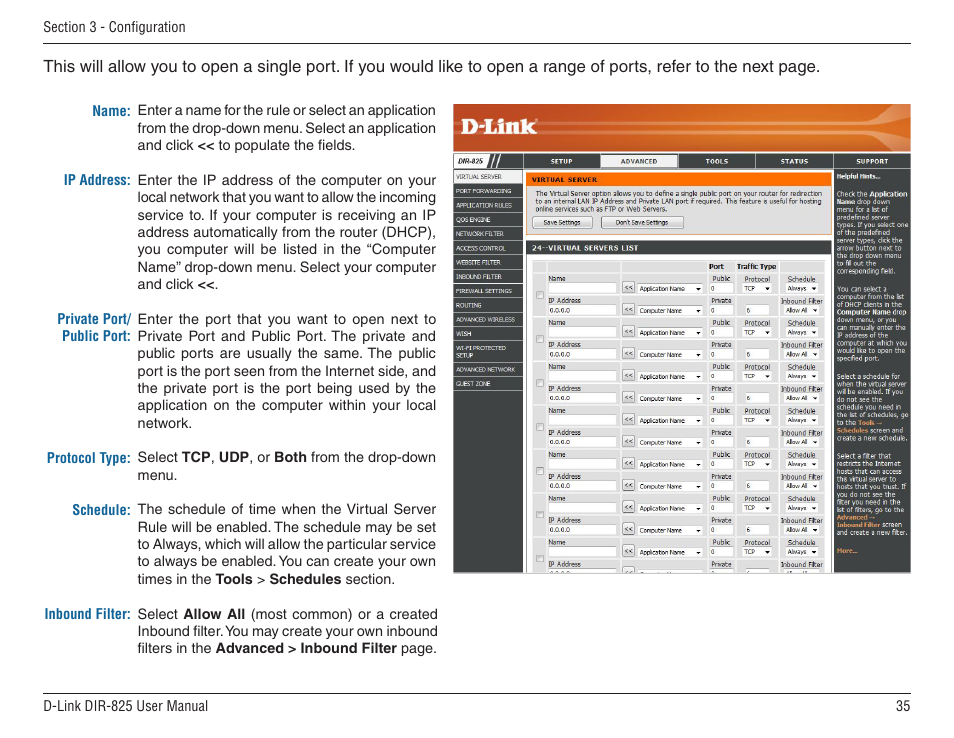 D-Link DIR-825 User Manual | Page 39 / 108