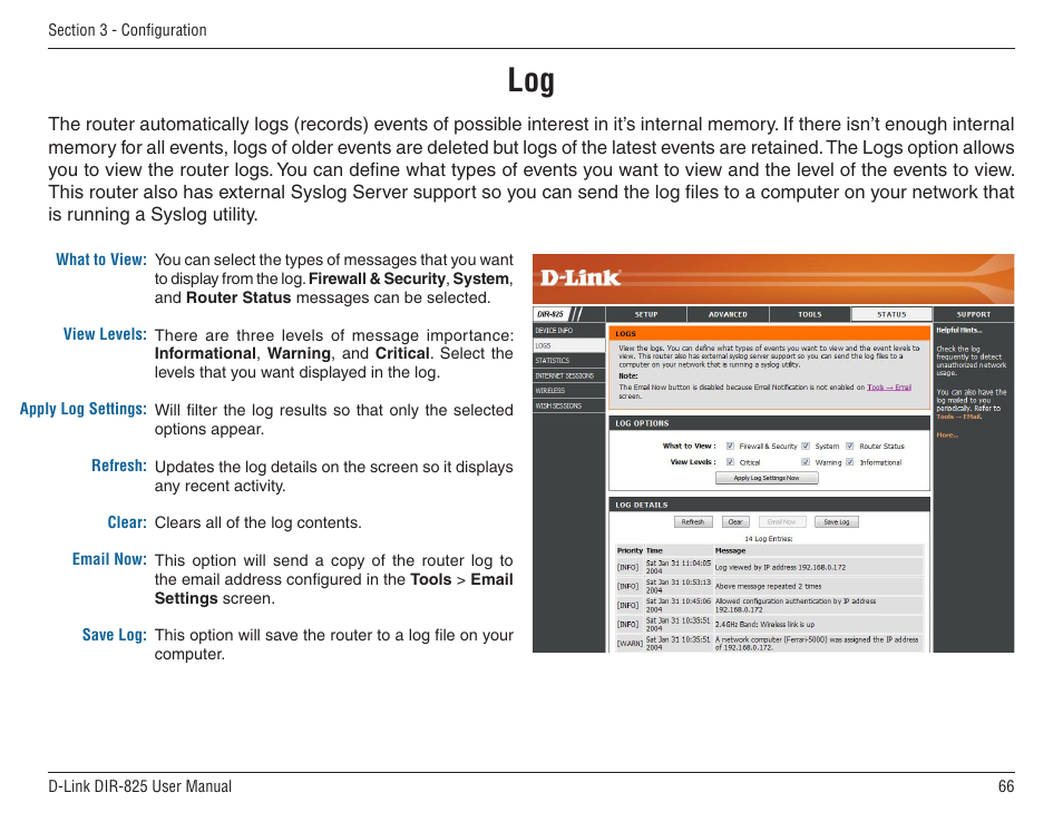 D-Link DIR-825 User Manual | Page 70 / 108