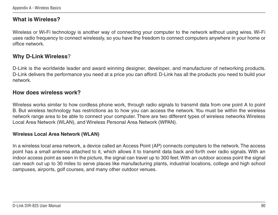 What is wireless | D-Link DIR-825 User Manual | Page 94 / 108