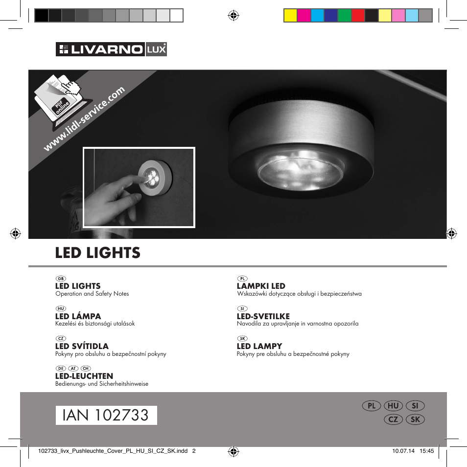 Livarno 102733-14-01/102733-14-02 User Manual | 32 pages