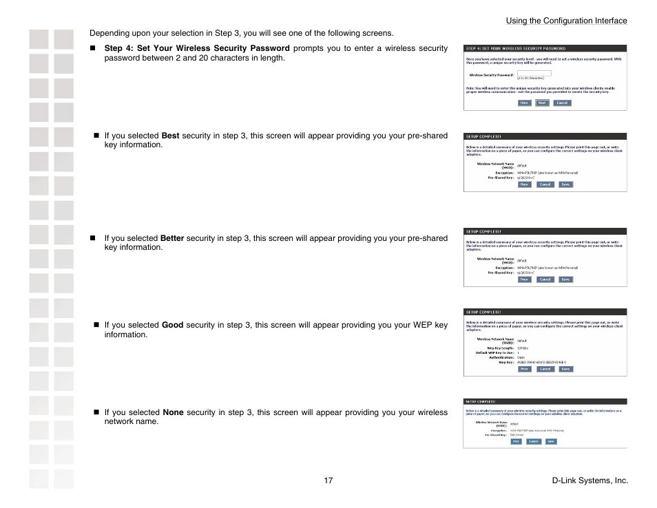D-Link DGL-4300 User Manual | Page 17 / 74