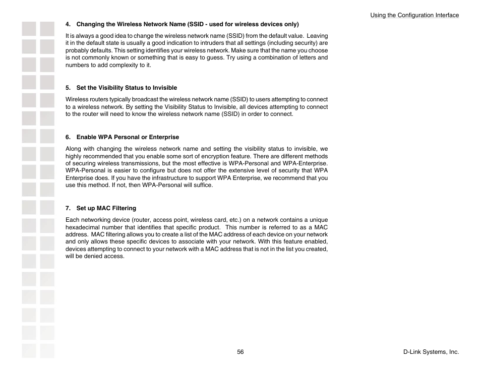 D-Link DGL-4300 User Manual | Page 56 / 74