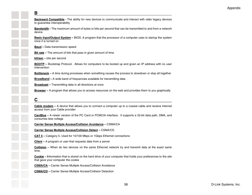 D-Link DGL-4300 User Manual | Page 58 / 74