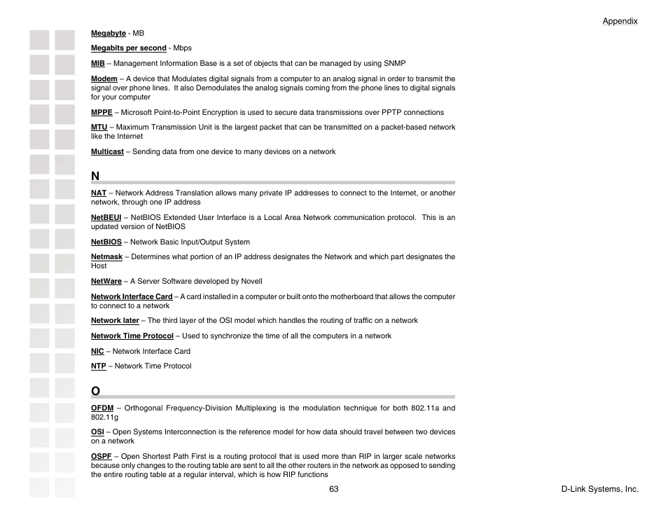 D-Link DGL-4300 User Manual | Page 63 / 74