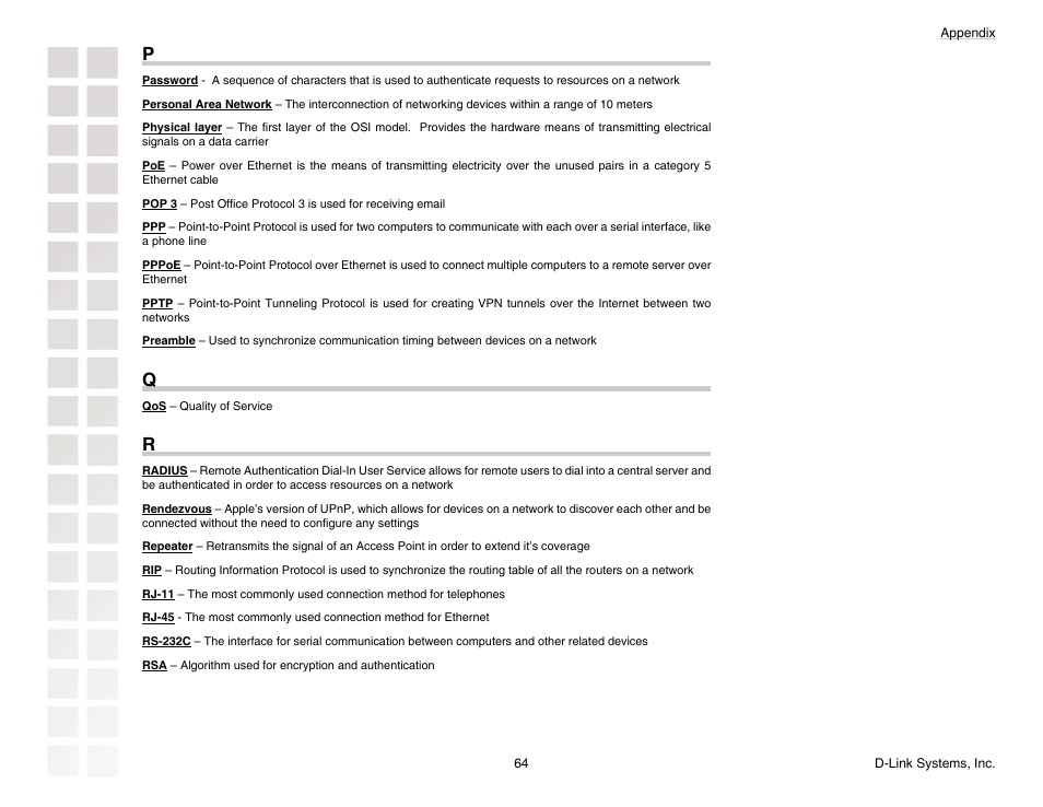 D-Link DGL-4300 User Manual | Page 64 / 74