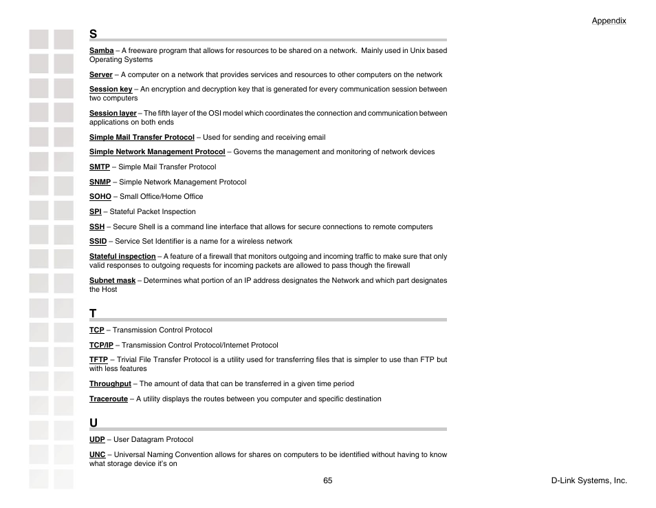 D-Link DGL-4300 User Manual | Page 65 / 74