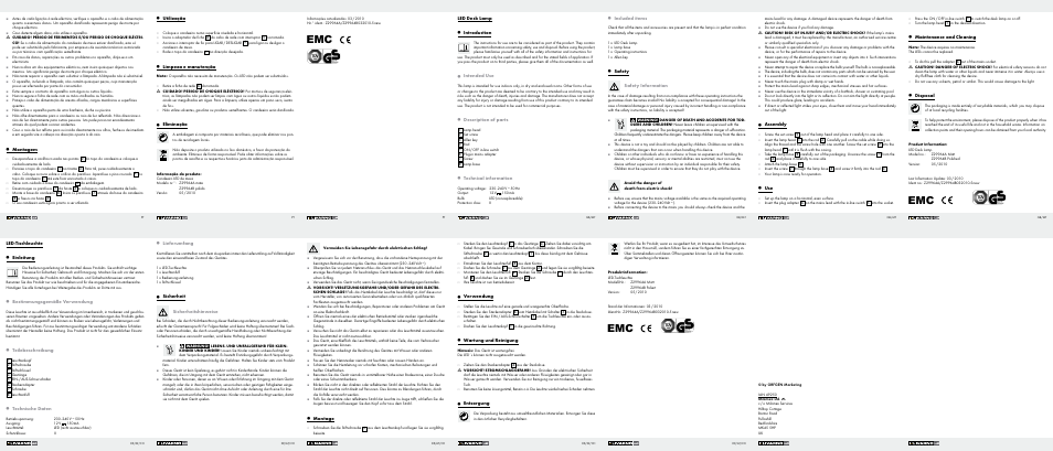 Livarno Z29964A Z29964B User Manual | Page 2 / 2