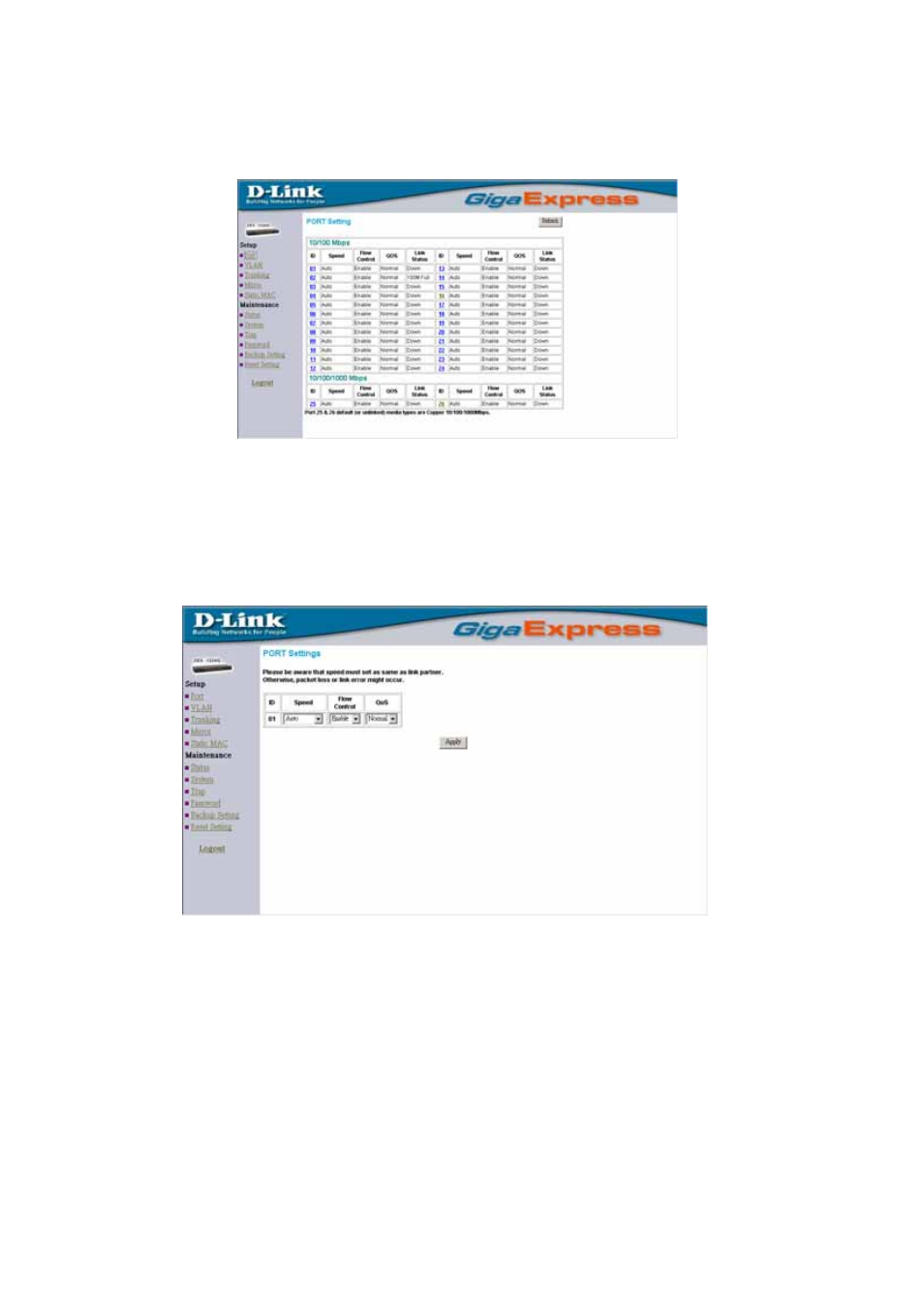 D-Link DES-1226G User Manual | Page 14 / 27