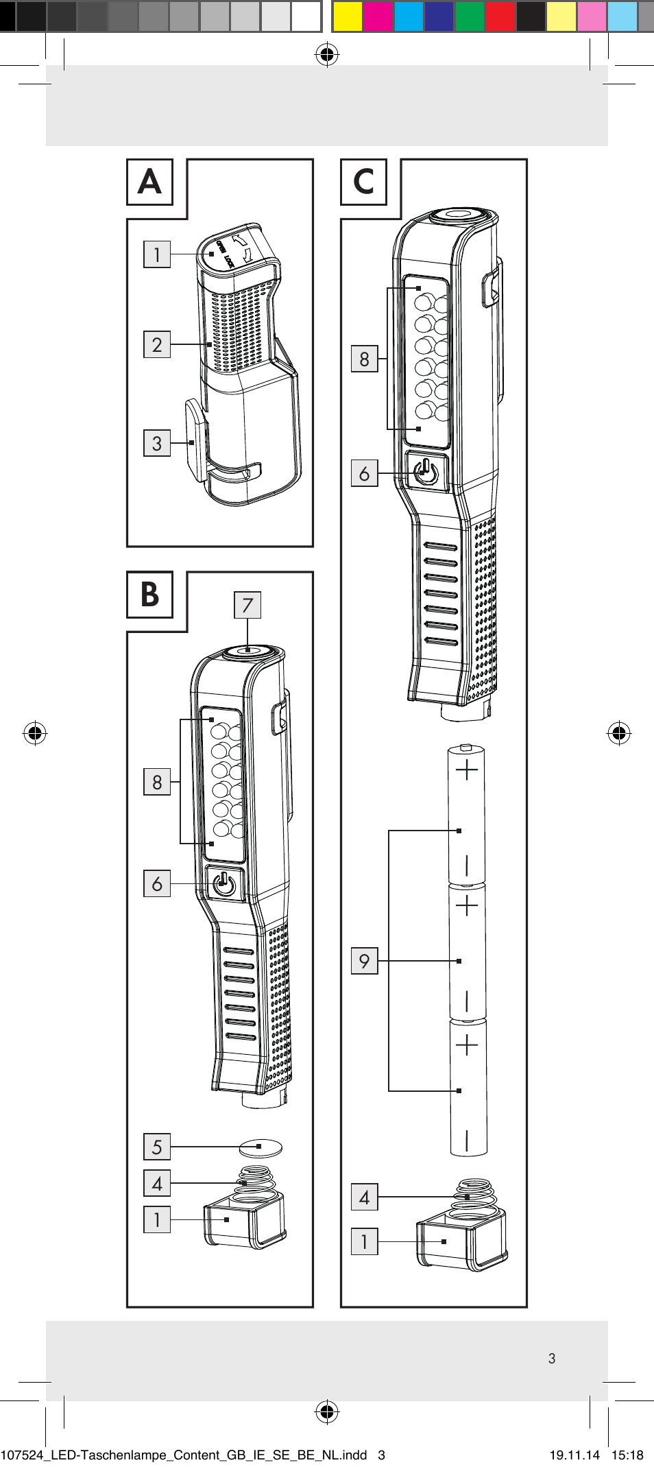 Ab c | Livarno 107524-14-01/107524-14-02/ 107524-14-03 User Manual | Page 3 / 28