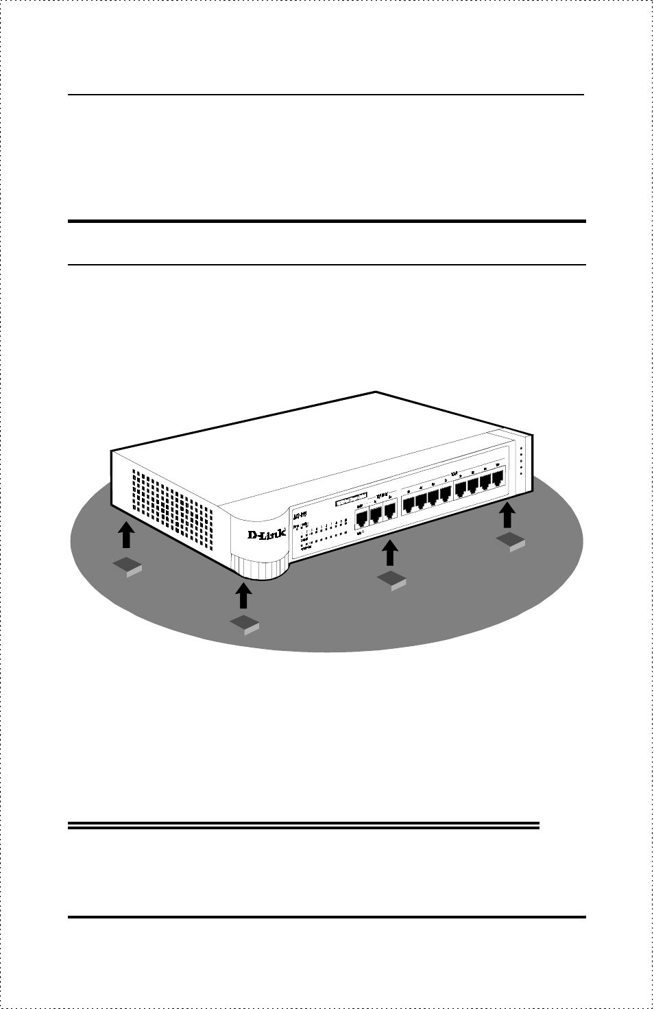 Installing on a desktop or shelf | D-Link DES-818 User Manual | Page 24 / 38