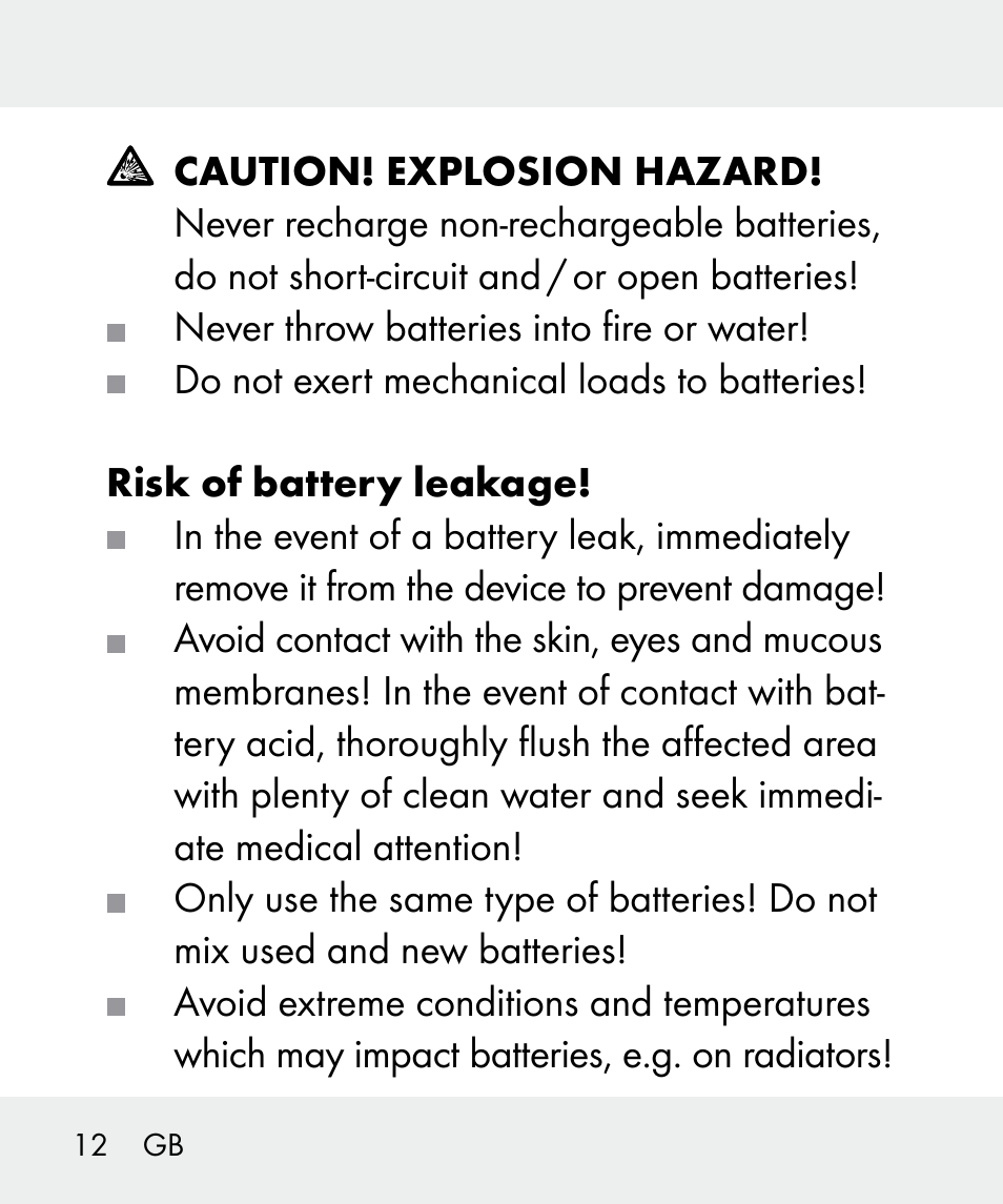 Livarno 100933-14-02 User Manual | Page 12 / 91