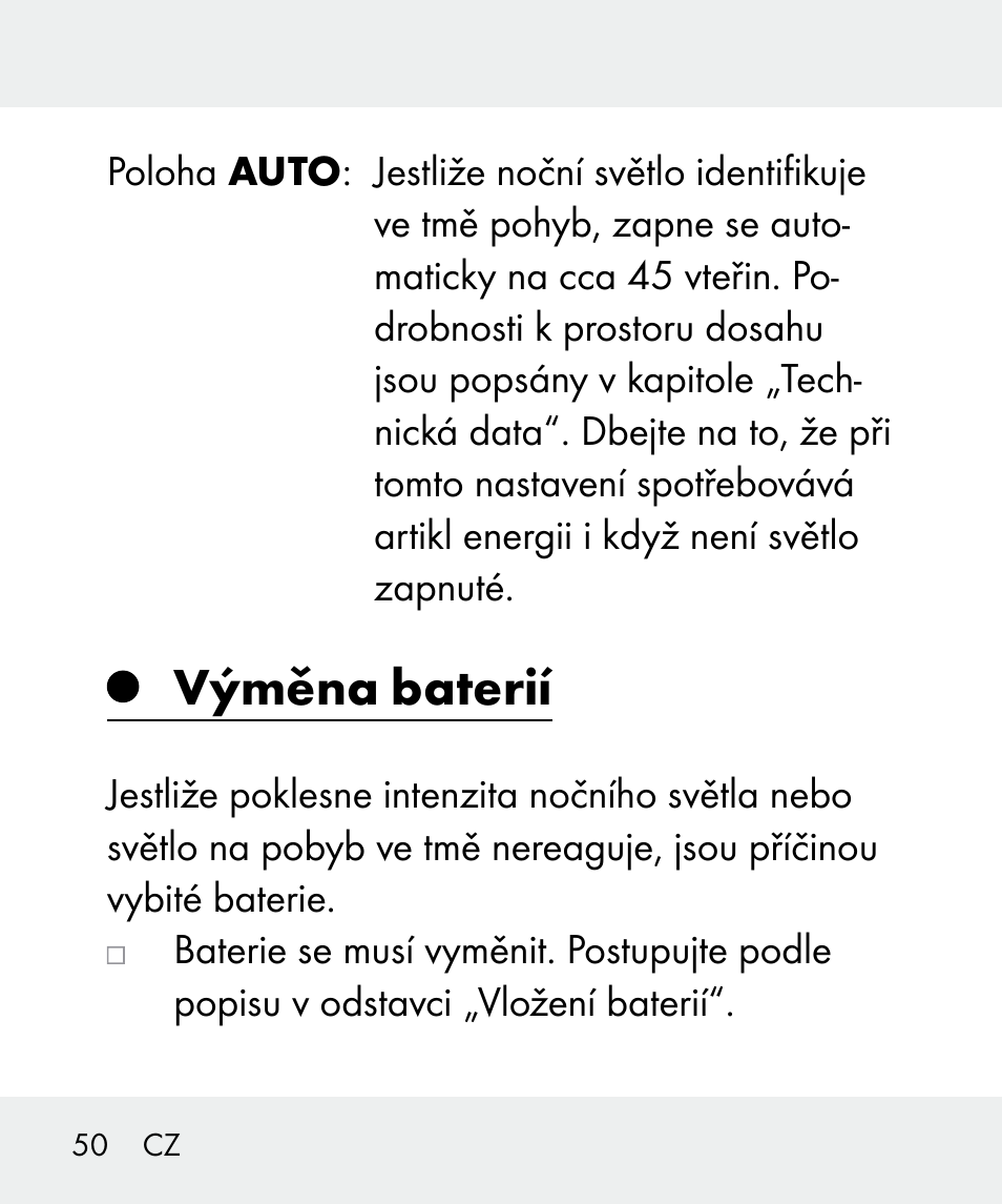 Výměna baterií | Livarno 100933-14-02 User Manual | Page 50 / 91