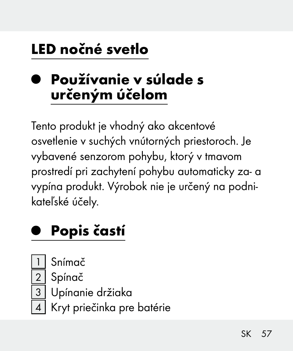 Popis častí | Livarno 100933-14-02 User Manual | Page 57 / 91