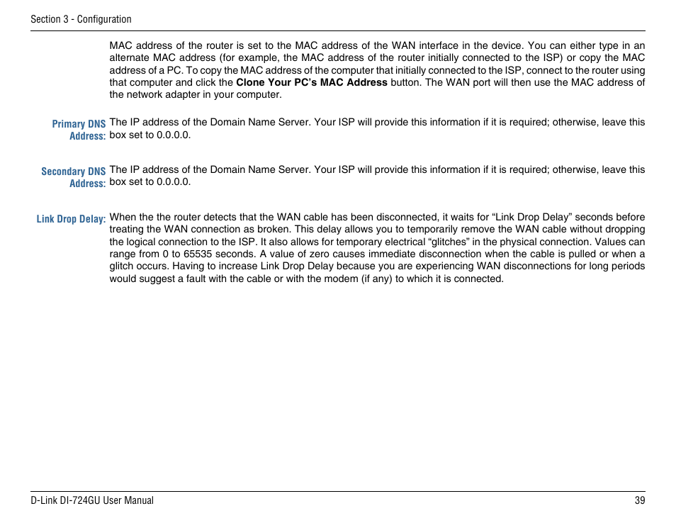 D-Link DI-724GU User Manual | Page 39 / 89