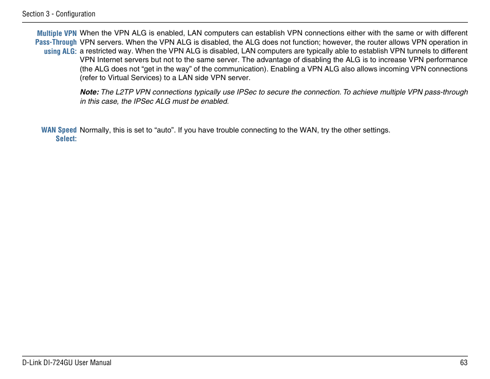 D-Link DI-724GU User Manual | Page 63 / 89