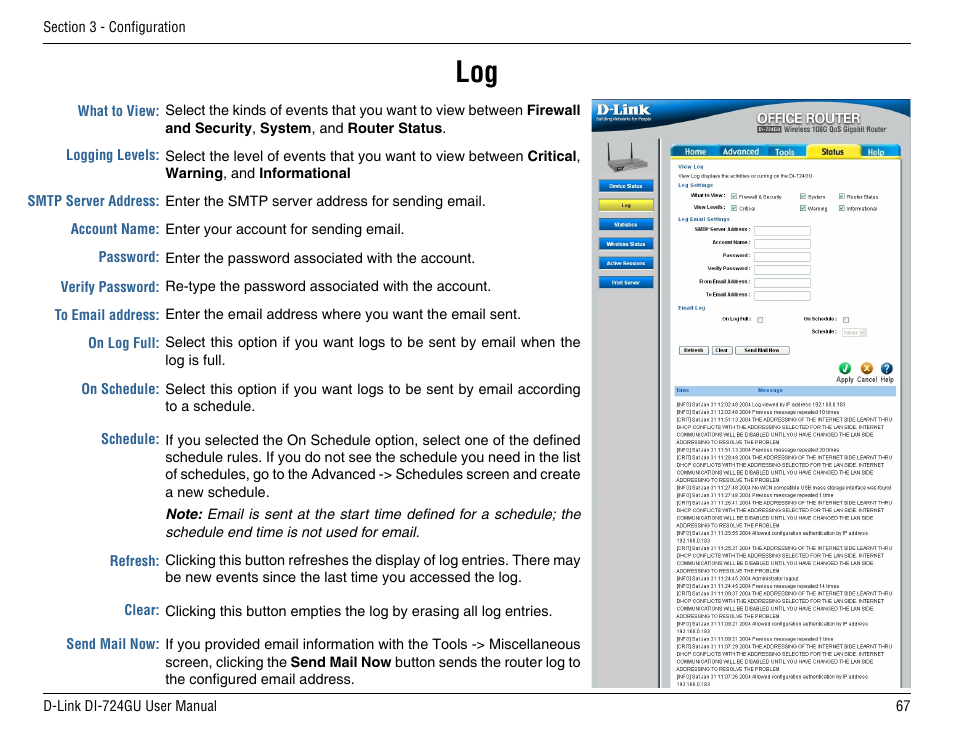 D-Link DI-724GU User Manual | Page 67 / 89