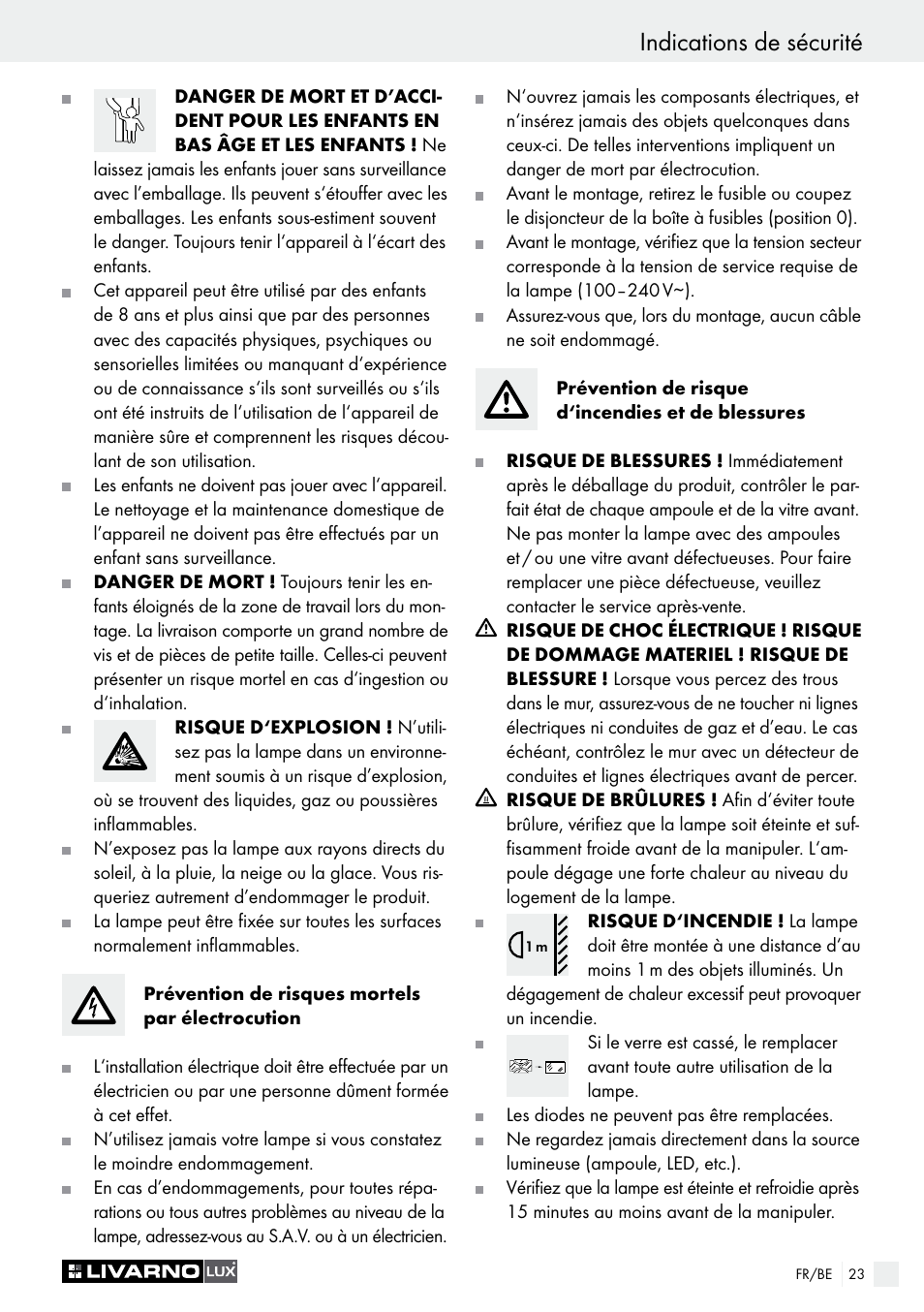 Livarno LSL 20 A1 User Manual | Page 23 / 44