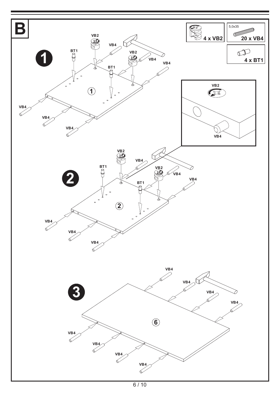 Livarno ROLLER CABINET User Manual | Page 6 / 10