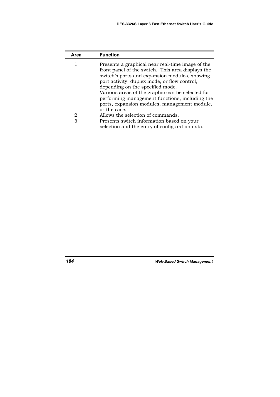 D-Link DES-3326S User Manual | Page 184 / 349