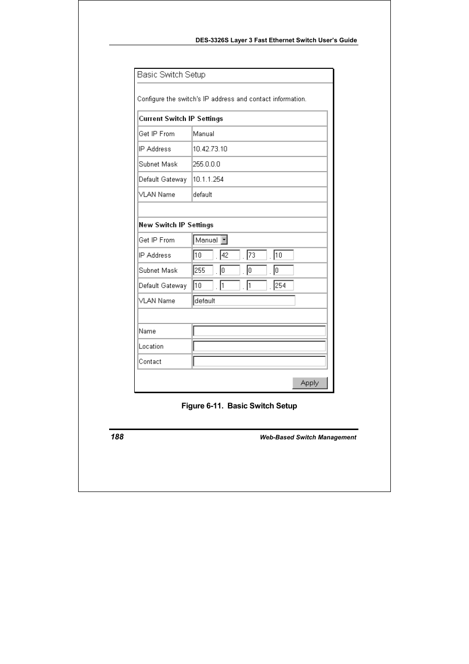 D-Link DES-3326S User Manual | Page 188 / 349