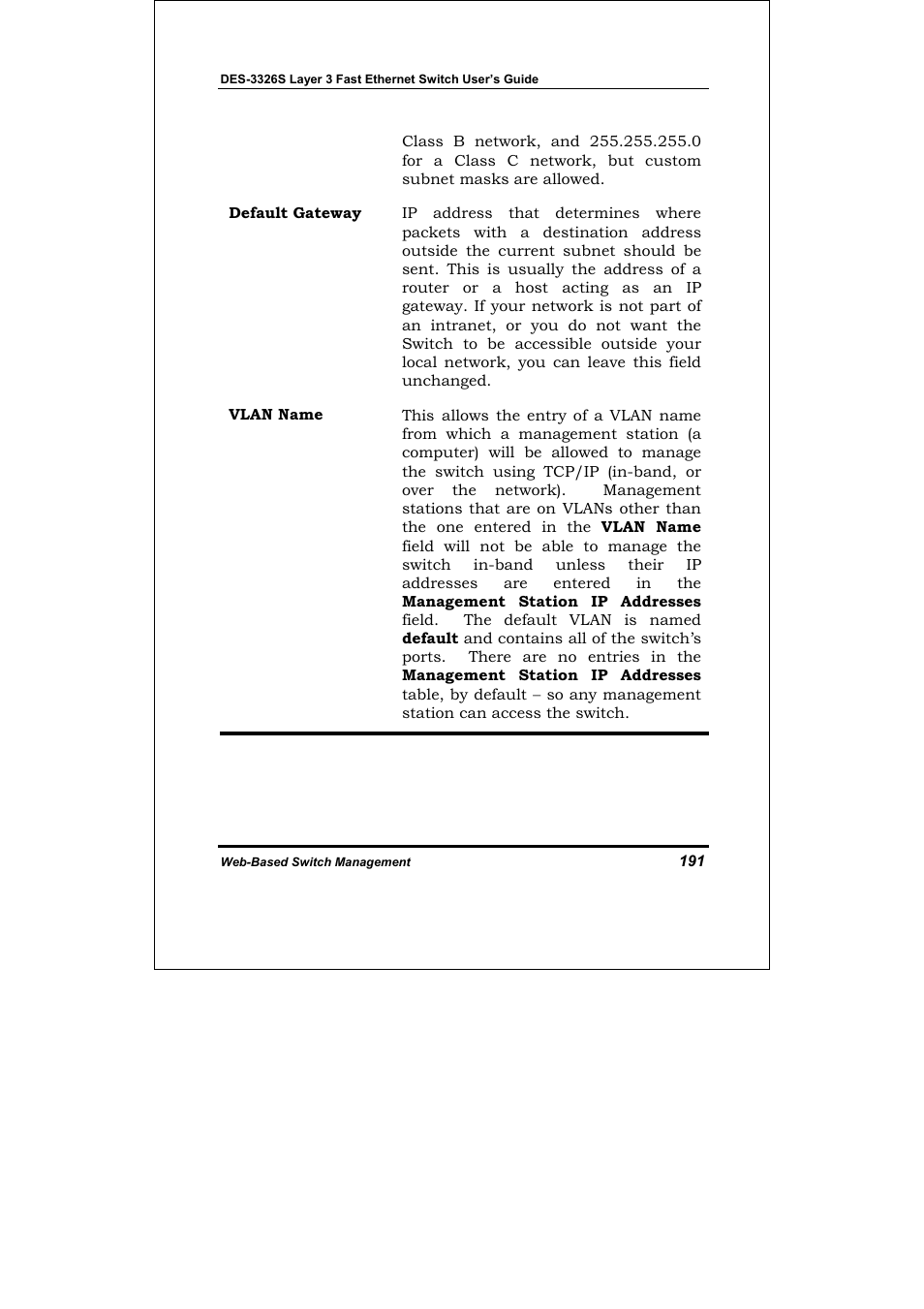 D-Link DES-3326S User Manual | Page 191 / 349