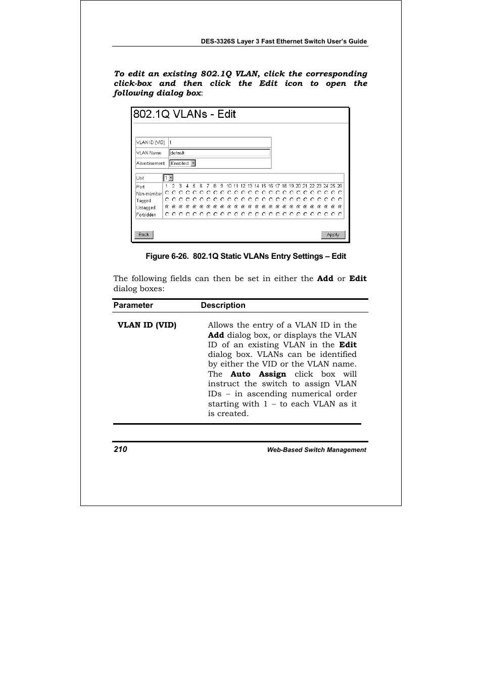 D-Link DES-3326S User Manual | Page 210 / 349