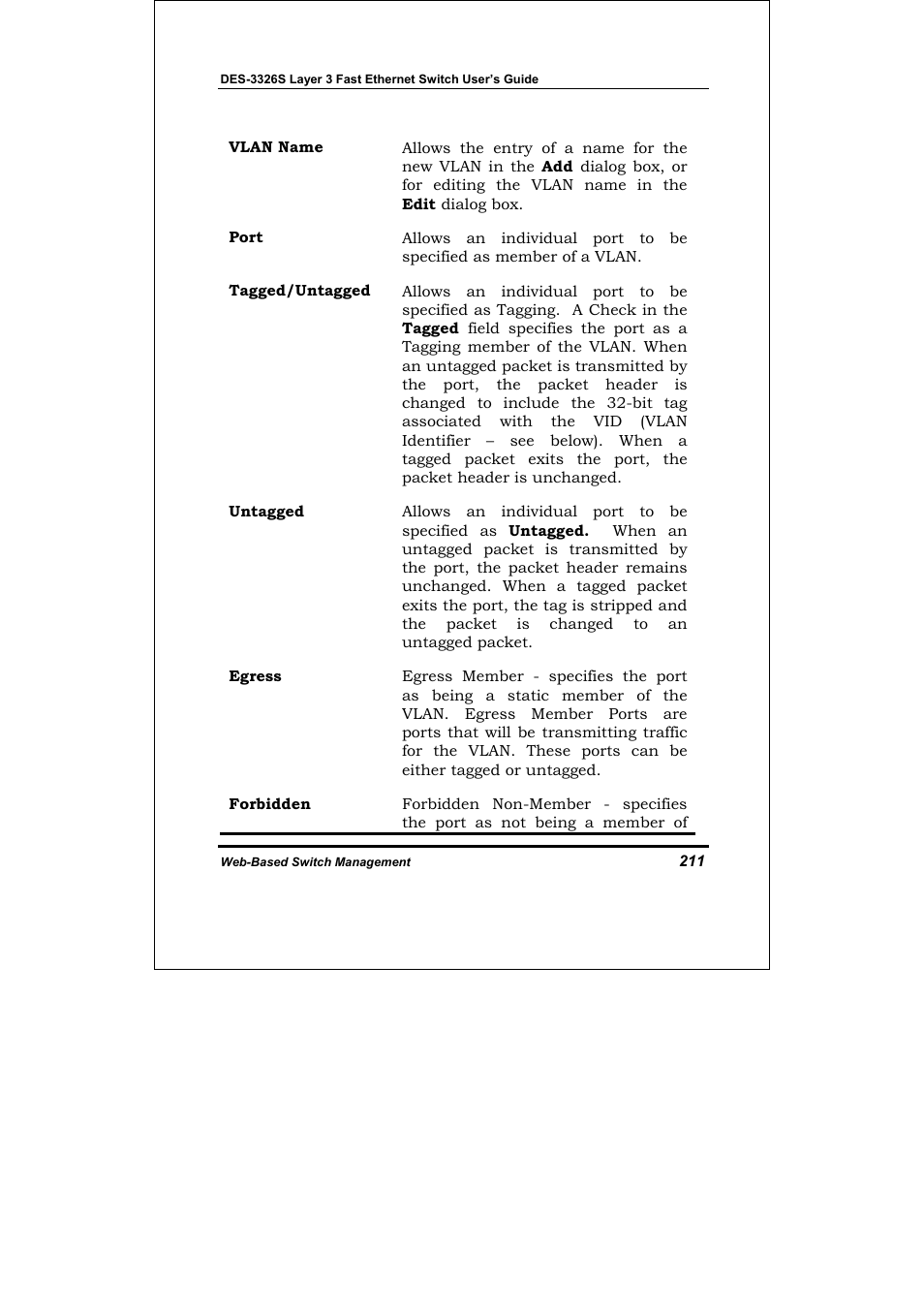 D-Link DES-3326S User Manual | Page 211 / 349