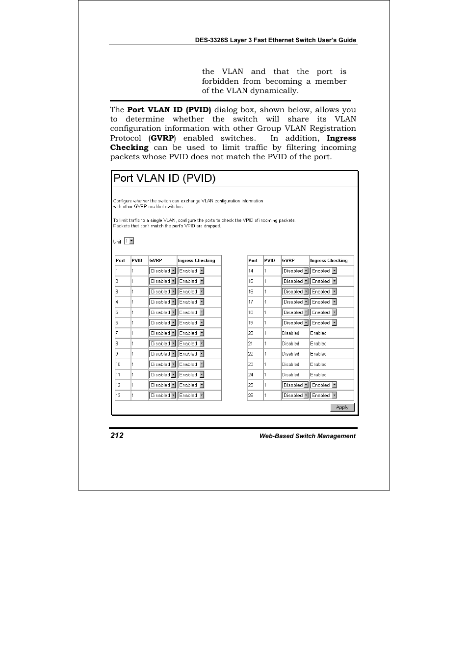 D-Link DES-3326S User Manual | Page 212 / 349