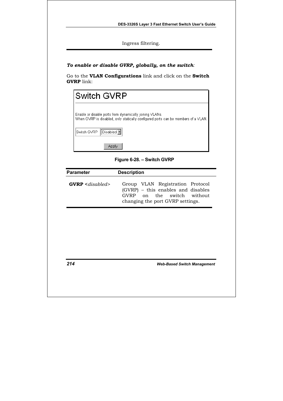 D-Link DES-3326S User Manual | Page 214 / 349