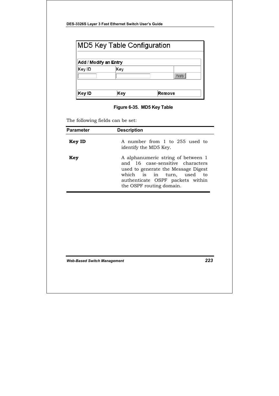 D-Link DES-3326S User Manual | Page 223 / 349