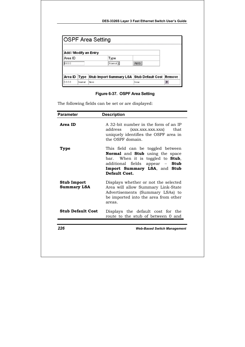 D-Link DES-3326S User Manual | Page 226 / 349