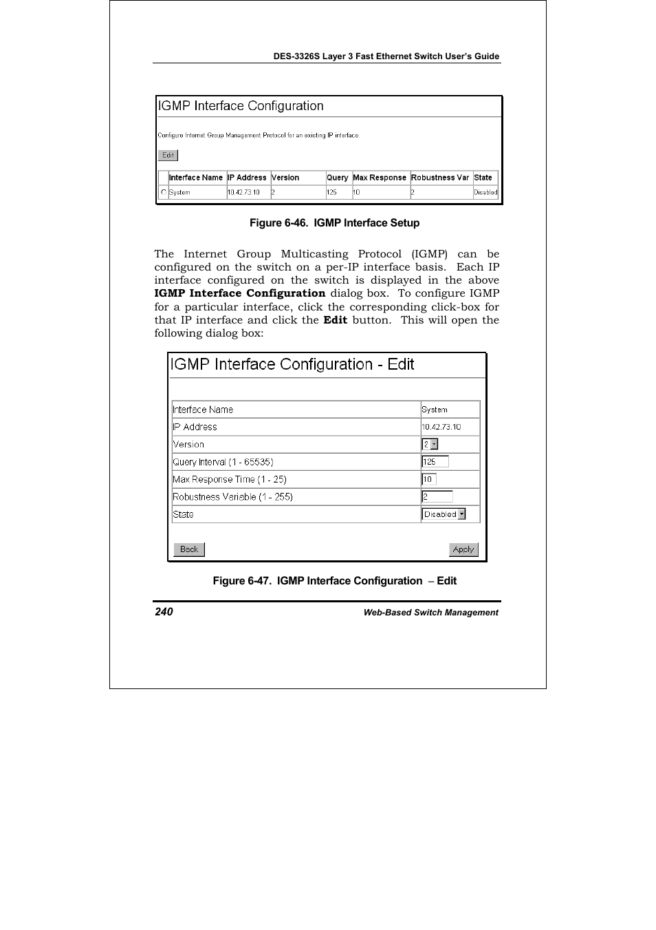 D-Link DES-3326S User Manual | Page 240 / 349