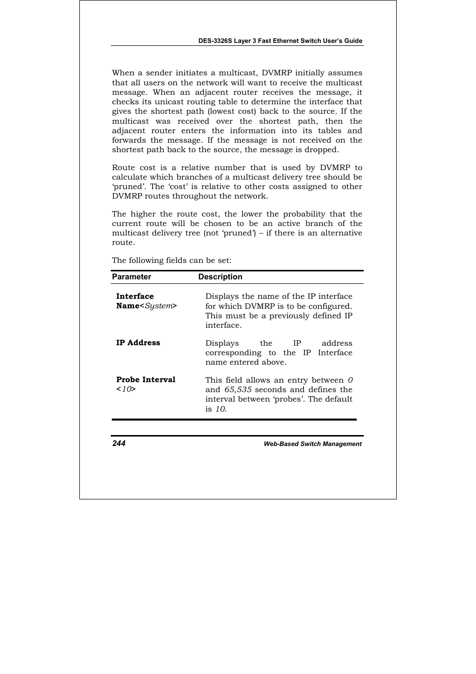 D-Link DES-3326S User Manual | Page 244 / 349