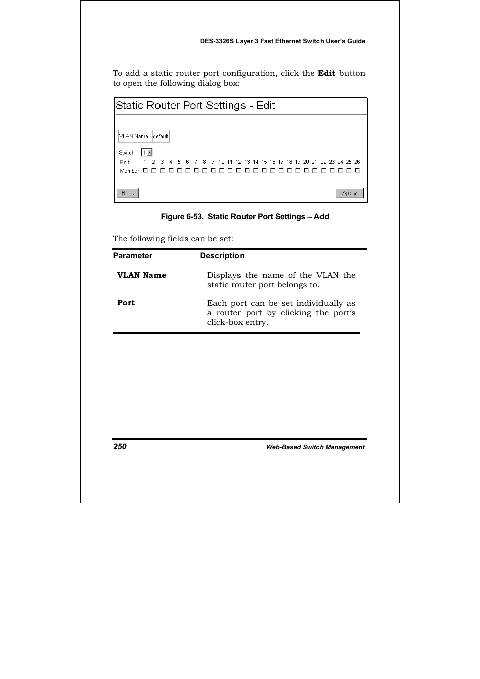 D-Link DES-3326S User Manual | Page 250 / 349