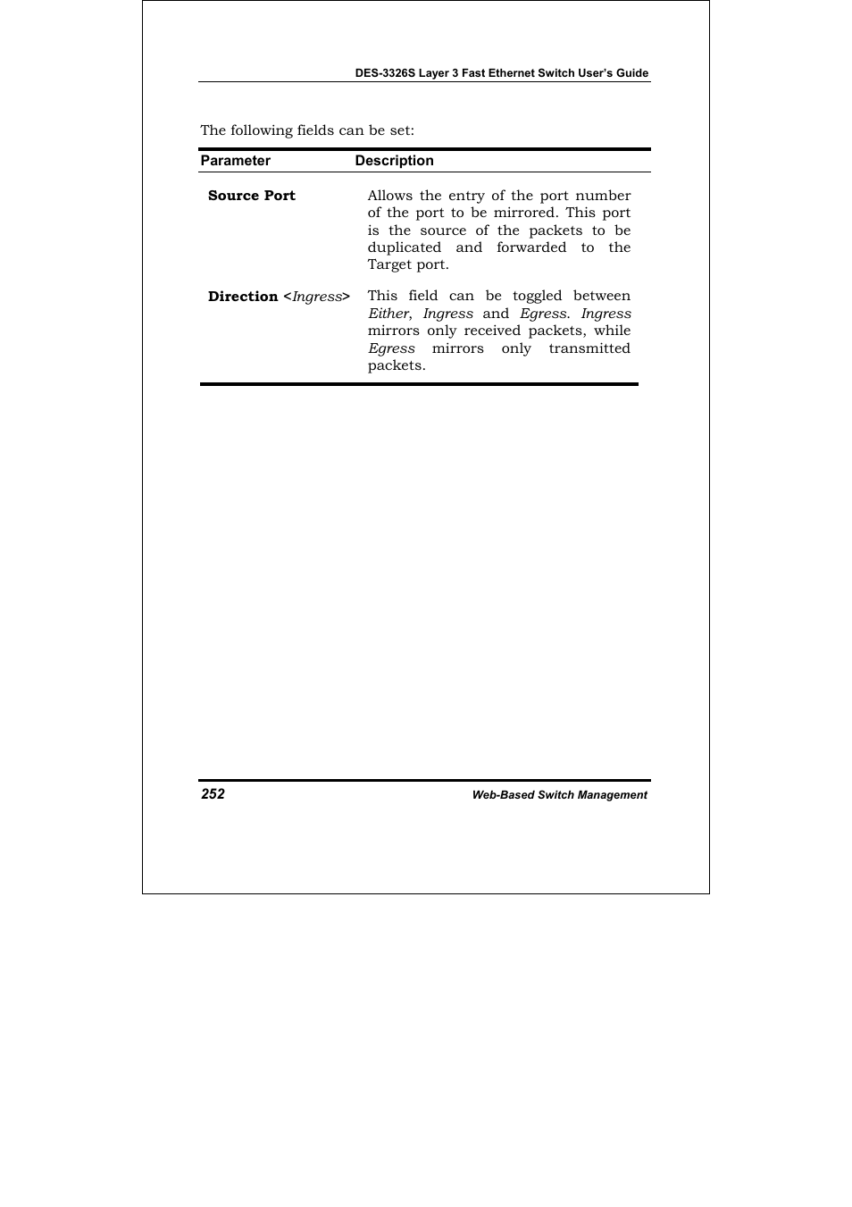 D-Link DES-3326S User Manual | Page 252 / 349