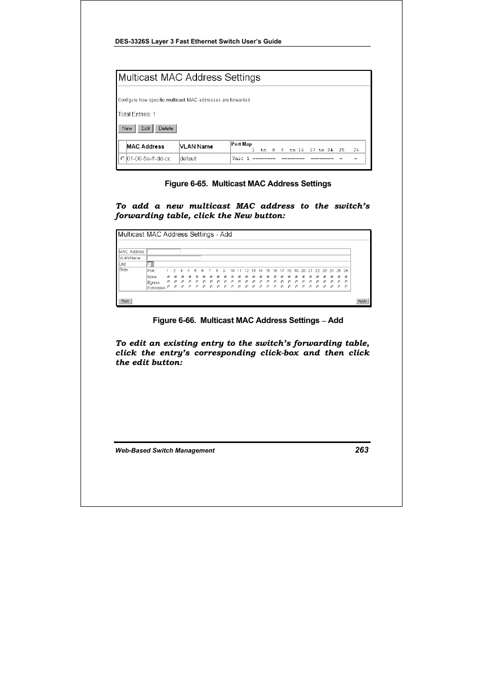 D-Link DES-3326S User Manual | Page 263 / 349