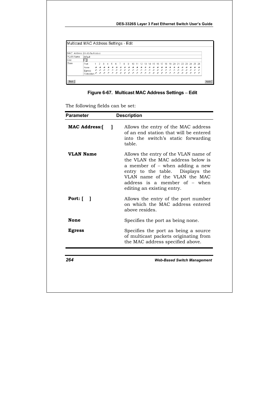D-Link DES-3326S User Manual | Page 264 / 349