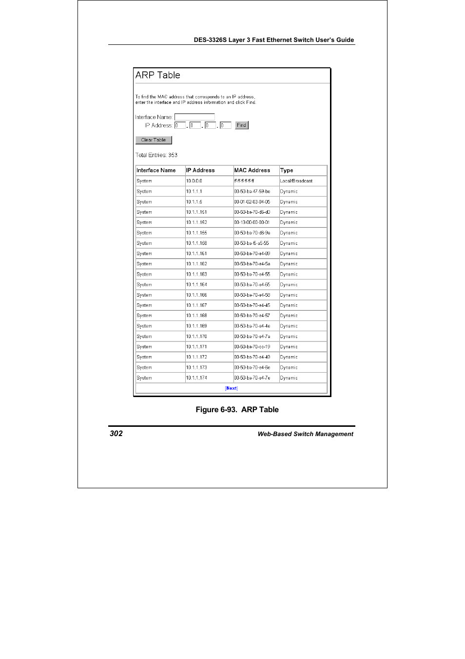 D-Link DES-3326S User Manual | Page 302 / 349