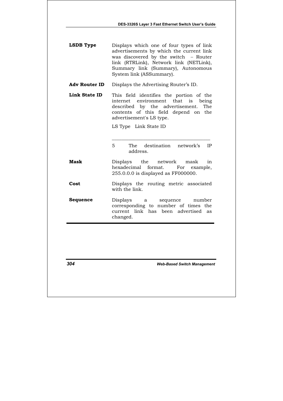 D-Link DES-3326S User Manual | Page 304 / 349