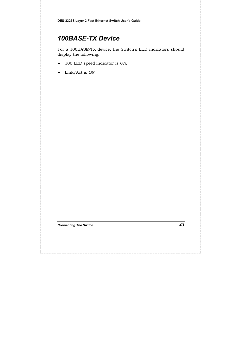 100base-tx device | D-Link DES-3326S User Manual | Page 43 / 349