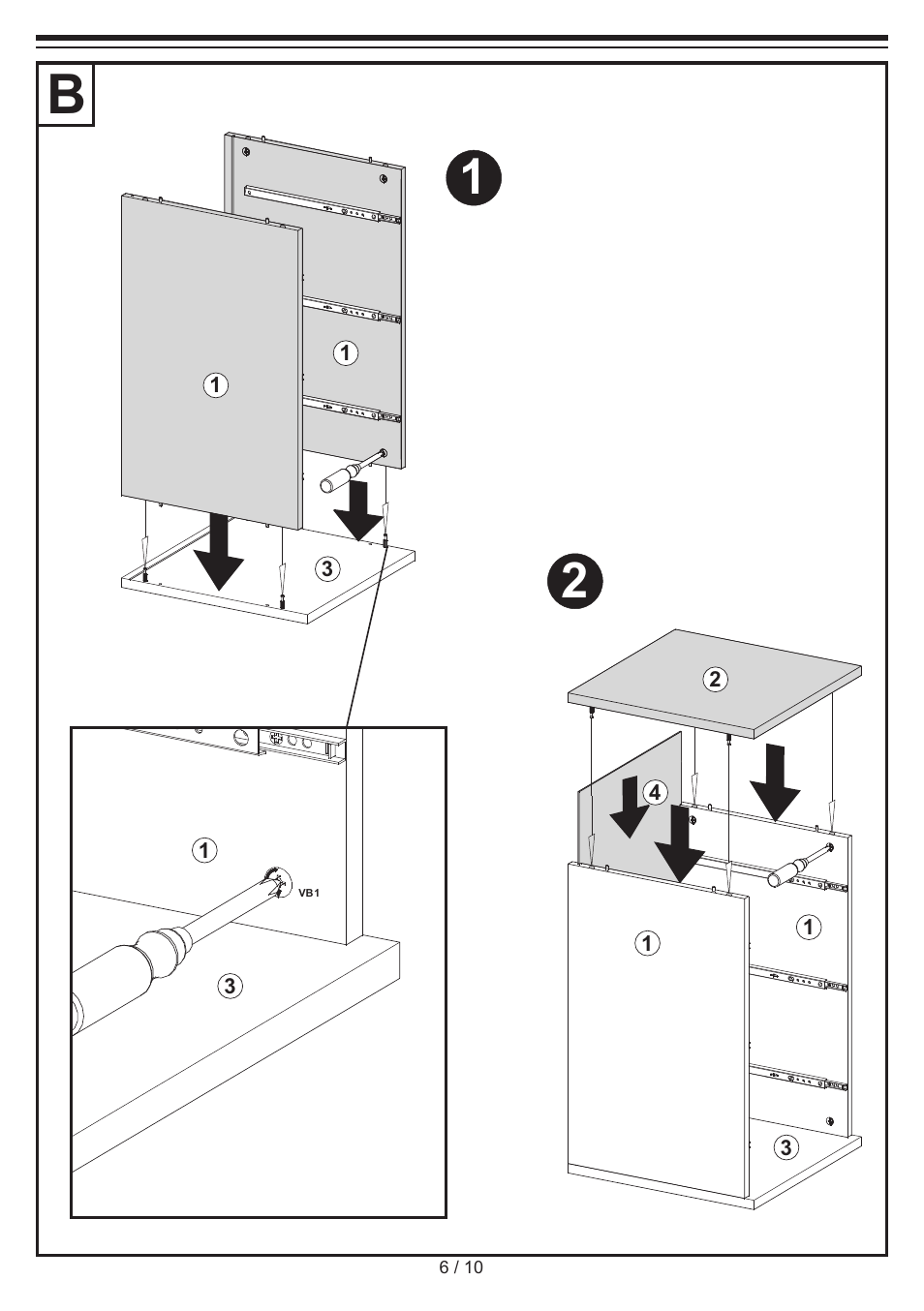 Livarno CHEST OF DRAWERS User Manual | Page 6 / 10