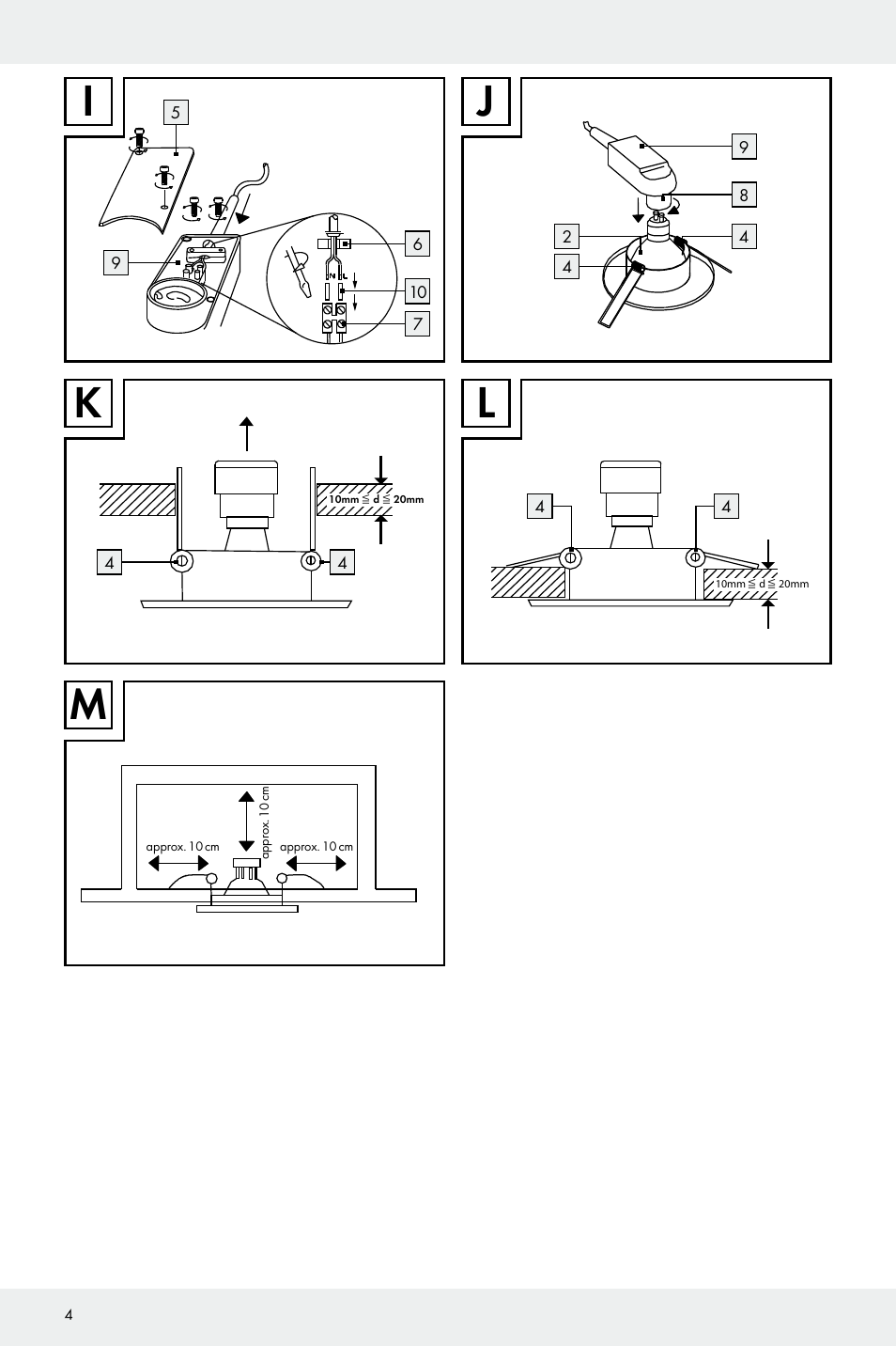 Livarno Z31669A/Z31669B User Manual | Page 4 / 25