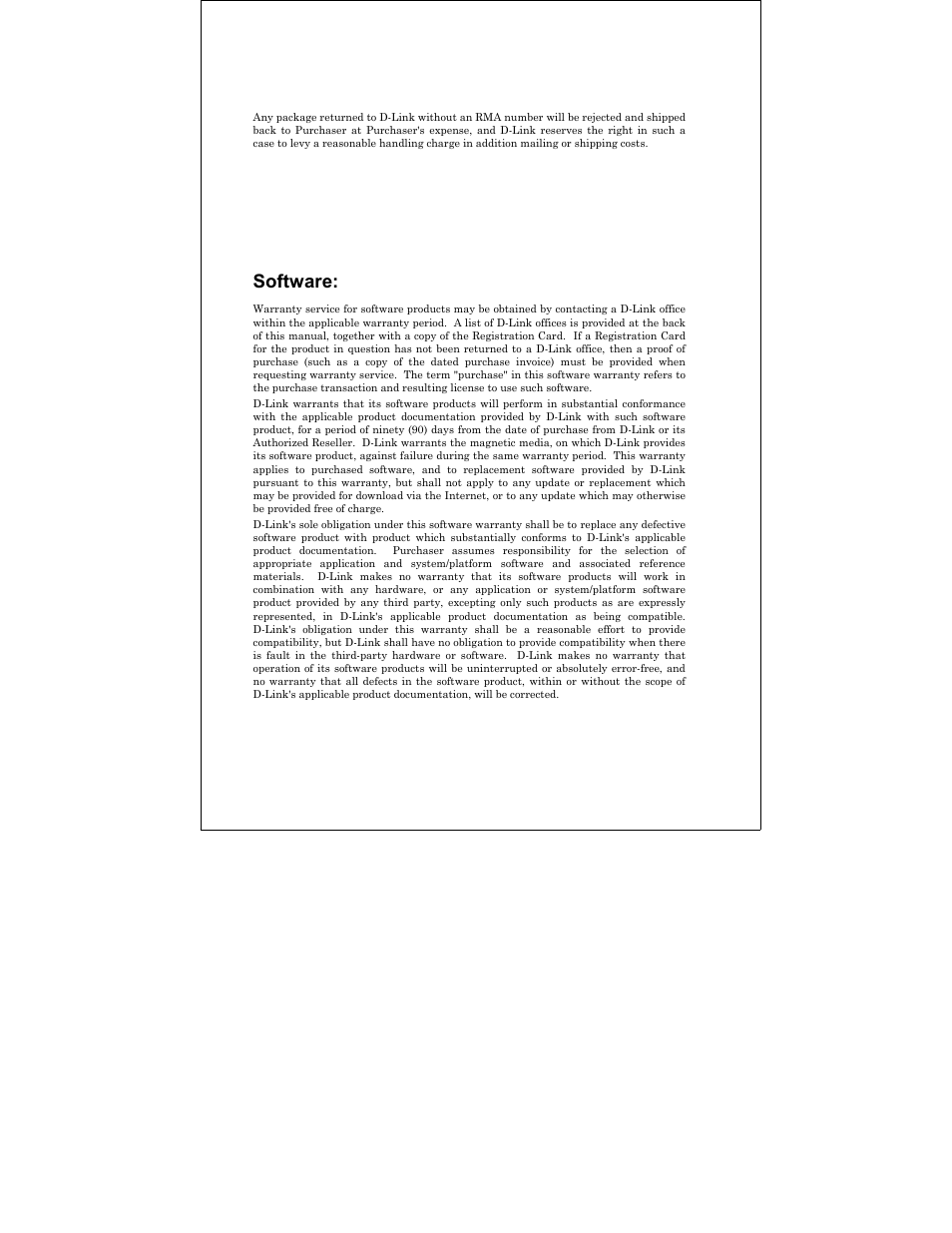 Software | D-Link DFE-530TX+ User Manual | Page 4 / 27