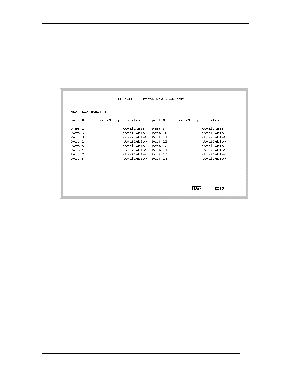 Create new vlan | D-Link DES-5200 User Manual | Page 83 / 144