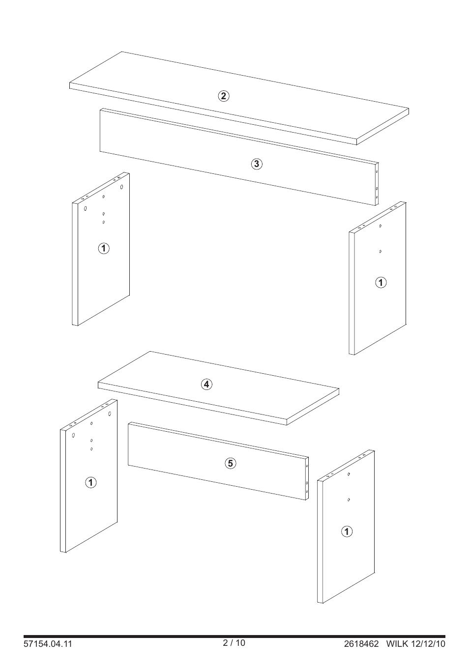 Livarno BENCH SET User Manual | Page 2 / 10